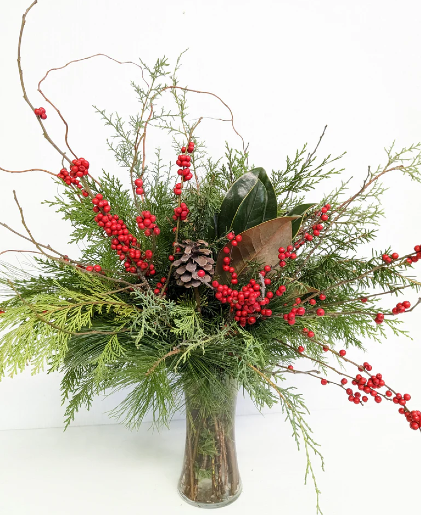 Holiday Evergreens and Berries  