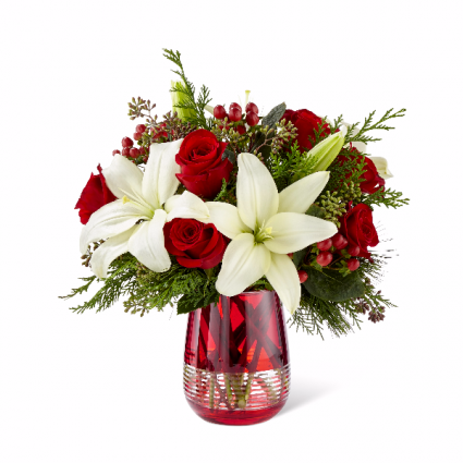 Holiday Festive Holiday by Vera Wang holiday vase arrangement