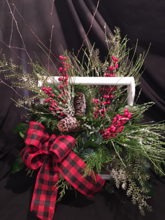 Holiday Flannel Arrangment  Christmas 