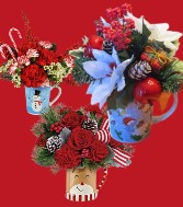 Holiday Flower Cups 