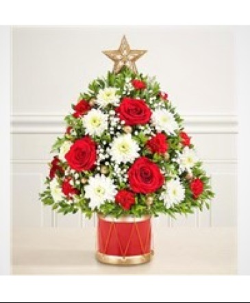 Holiday Flower Tree! 10 Drummers Drumming Drum Cache  in Gainesville, FL | PRANGE'S FLORIST