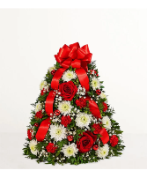 Holiday Flowers Tree  Christmas 