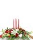 Holiday Gathering Centerpiece Fresh Arrangement