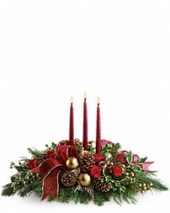 Holiday Glow Christmas Arrangement