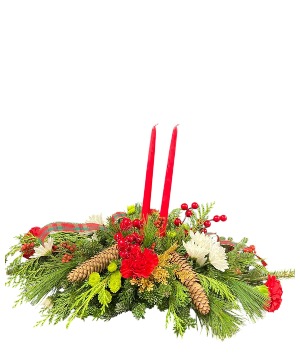 Holiday Glow Christmas Arrangement