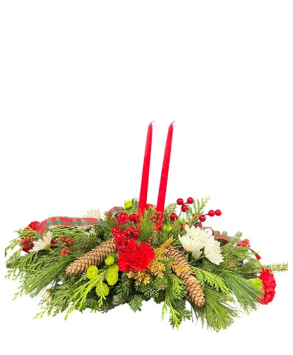 Holiday Glow Christmas Arrangement
