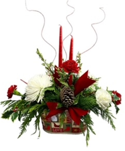 Holiday Glow Christmas Arrangment