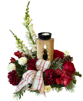 Holiday Glow Flower Centerpiece