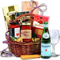 Holiday Gourmet Baskets from Roma florist 