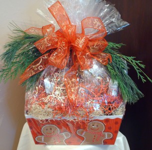 Holiday Goodie Basket 2641/ (Houston only) Christmas