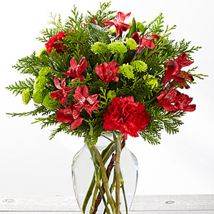 Holiday Happenings Bouquet Holiday Floral Arrangement