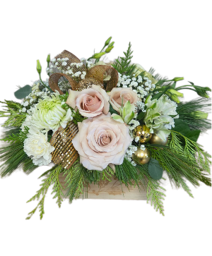 Holiday Holly  Fresh arrangement