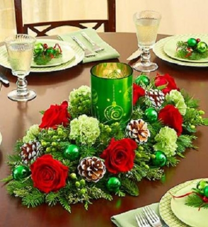 Holiday Lights Centerpiece