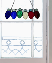 Holiday Lights Stained Glass