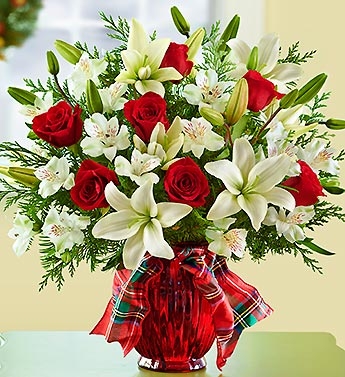 Holiday Magic Arrangement Christmas Flowers
