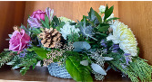 Holiday Magic Centerpiece fresh flower arrangement