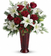Holiday Magic                  T117-1 Winter Floral Arrangement