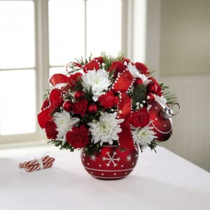 Holiday Ornament Flowers