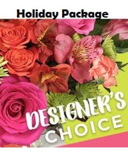 Holiday Package Flower Arrangement