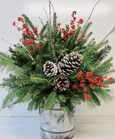 Holiday Pine arrangement  