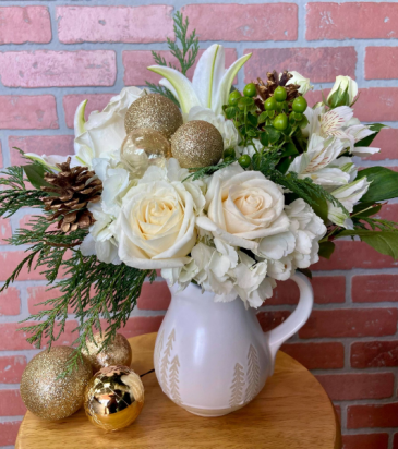 Holiday Pitcher  TOP SELLER in Whittier, CA | Rosemantico Flowers