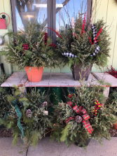 Holiday Porch Pot outdoor