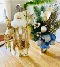 HOLIDAY PRESENT Artificial Floral Arrangement & Santa