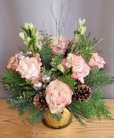Holiday Reflections Fresh Arrangement