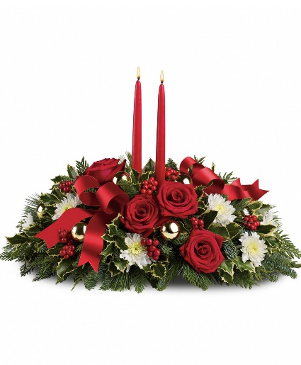 Holiday Shimmer Centerpiece 