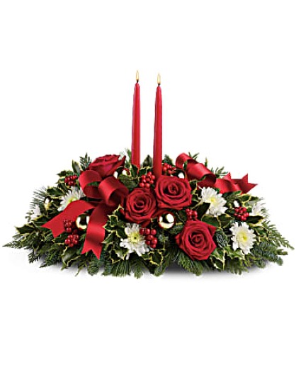 Holiday Shimmer Centerpiece 