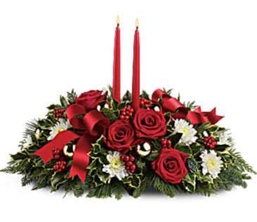 Holiday Shimmer Centerpiece