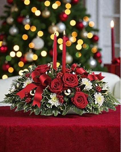 Holiday Shimmer Centerpiece Christmas