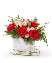 Holiday Sleigh of Cheer Holiday Flowers