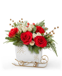 Holiday Sleigh of Cheer Holiday Flowers