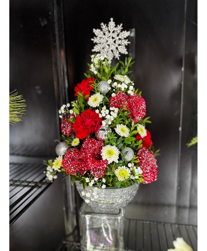 Holiday Sparkle Christmas Tree Arrangement 