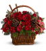Holiday Spice Basket Arrangement