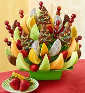 Holiday Spirit Fruit Bouquet Fresh Fruit arrangement