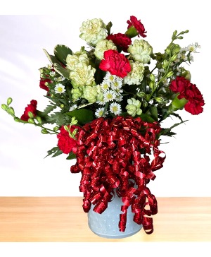 Holiday Spritz Vase Arrangement