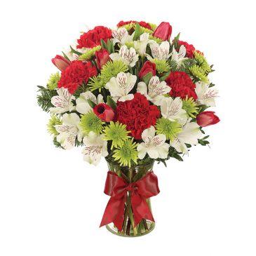 Holiday Time Holiday Vase Arrangement