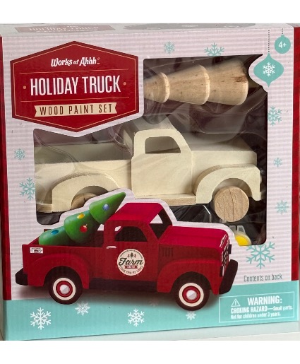 Holiday Truck & Tree Paint Kit 