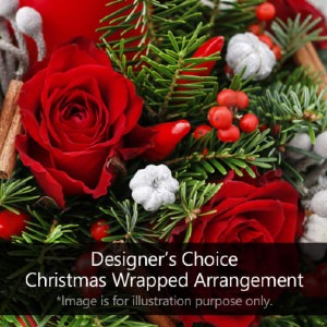 Holiday Wrapped Bouquet 