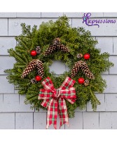 Holiday Wreath - Bottom Bow 