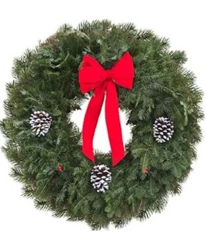Holiday Wreath, Graveside Graveside Christmas Wreath with Stand