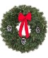 Holiday Wreath, Graveside Graveside Christmas Wreath with Stand