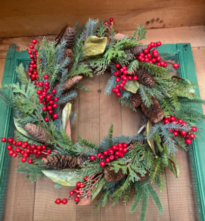 Holiday Wreath  Seasonal Artificial Wreath 
