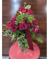 Holly-Day Wishes Fresh Arrangement 