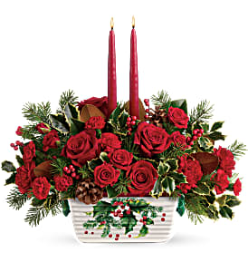 Holly Glow Centerpiece