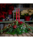 Holly Green Christmas Centerpiece