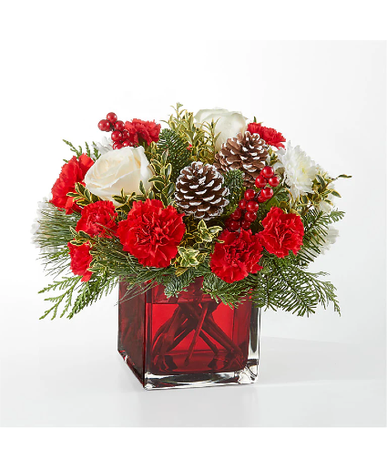 Holly Jolly bouquet fresh holiday flowers