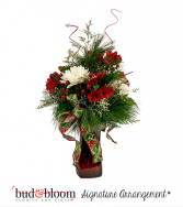 Holly Jolly Bud & Bloom Signature Arrangement